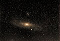 Andromeda Galaxie M31 mit der Begleitgalaxie M33